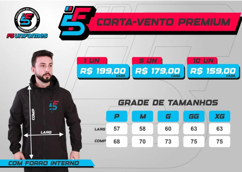 Corta-vento Premium